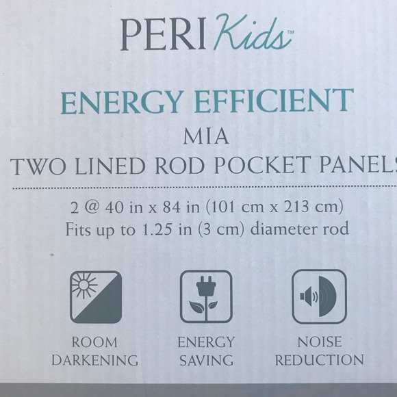 NWT Curtains - Room Darkening Pocket Panels - Picture 6 of 6